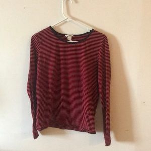 H&M striped long sleeve tee